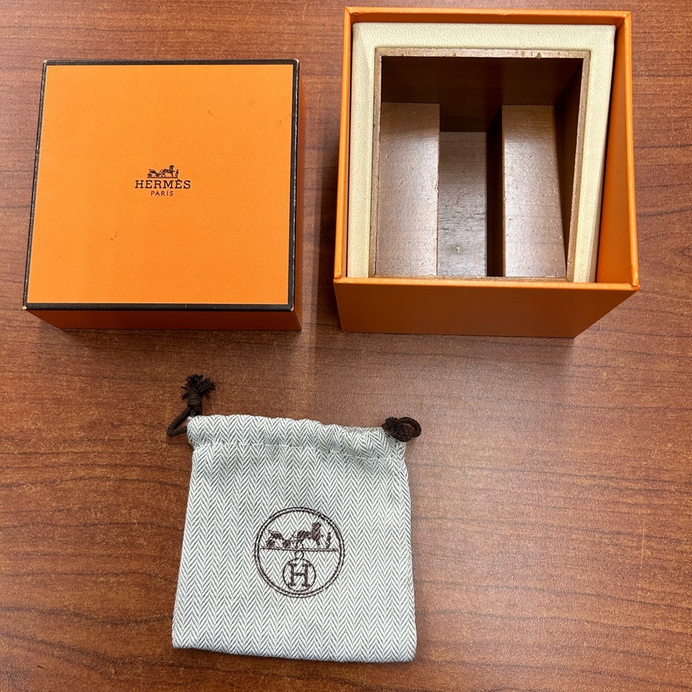 Hermes Paris Watch Box With Pouch (BOX ONLY)